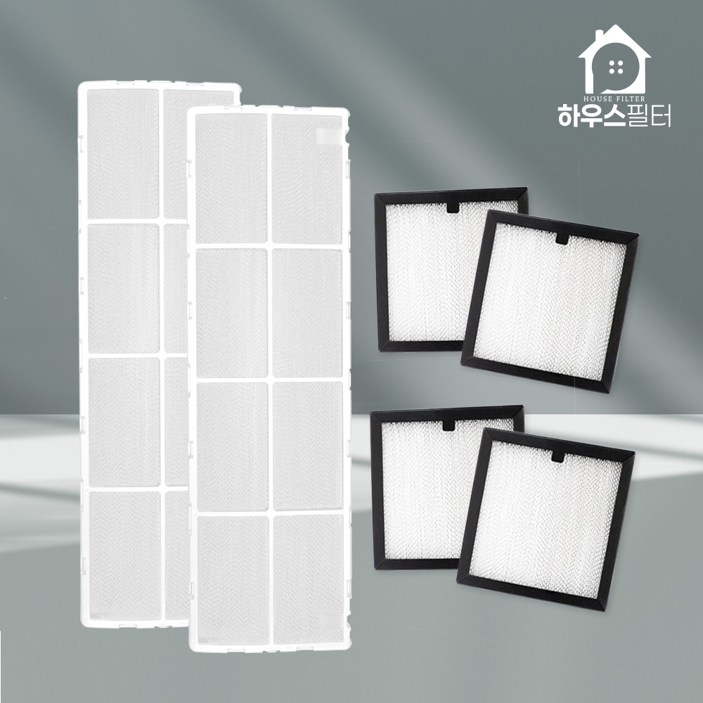 [호환] LG 휘센 듀얼 에어컨 필터 스마트 스탠드형 3306 미니필터4개+초미세먼지플러스 2개 2in1 하우스필터 - 상세 이미지 2