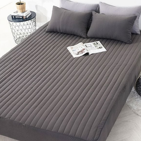 고밀도 누빔 매트리스 커버 마이크로 침대 매트리스 커버 사계절 워싱