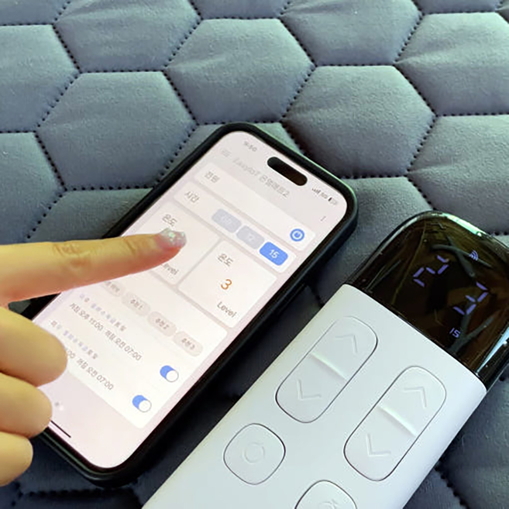 한일의료기 ioT 탄소매트 전기요 워셔블 전기 온열매트 침대용 전기장판 1인용 싱글