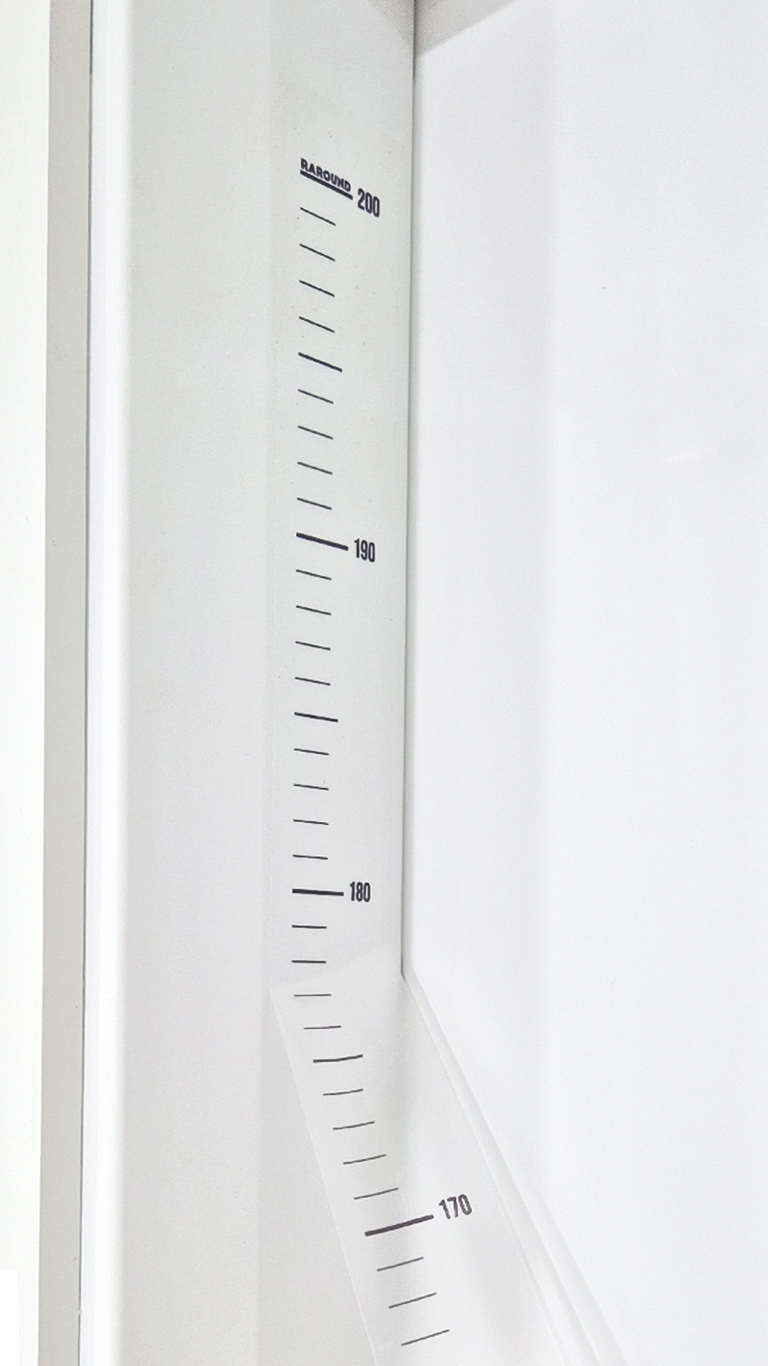 라라운드 투명 키재기 스티커 심플 인테리어 8컬러 200cm 2M
