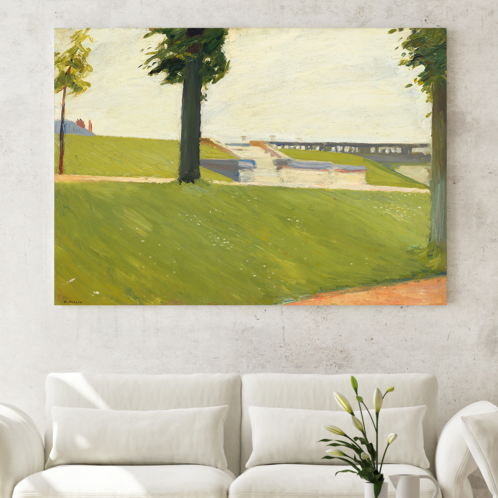 에드워드 호퍼 인테리어 그림 액자 포스터 명화 Le Parc de Saint-Cloud 1907 - 상품 이미지