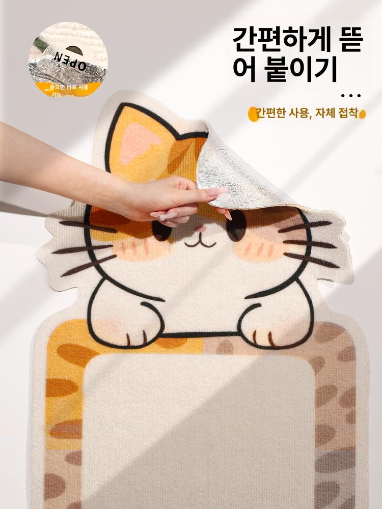 고양이 벽걸이형 내구성 강한 고양이스크래처 매트형 산화 고양이 - 상세 이미지 4