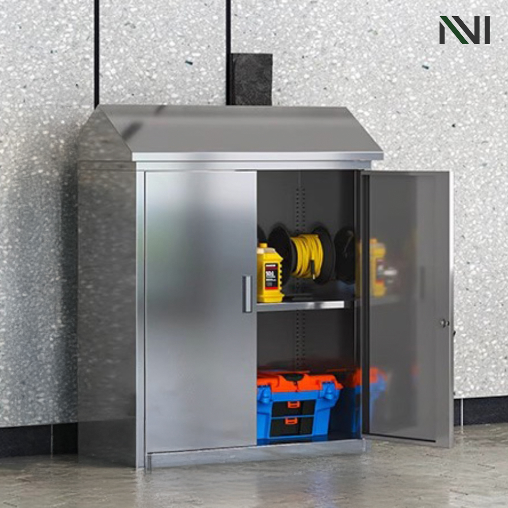 야외 캐비넷 간이 창고 미니 농기구 보관함 소형