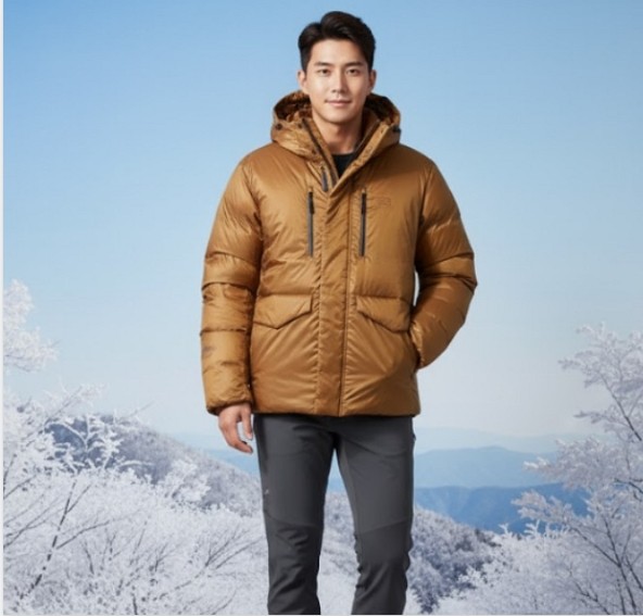 제로그램 남성 겨울 경량 프리미엄 보온성 아웃도어 헤비 다운 패딩점퍼 - 상품 이미지