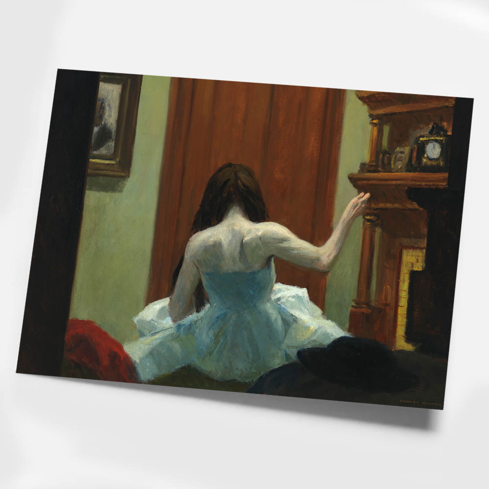 에드워드 호퍼 인테리어 그림 액자 포스터 명화 New York Interior 1921 - 상세 이미지 3