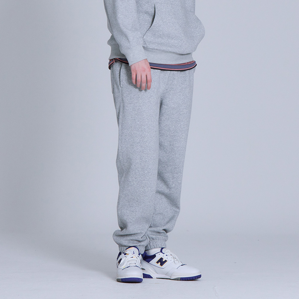 베이직하우스 공용 플리스프렌치테리 스웻 조거 팬츠 - 상세 이미지 3