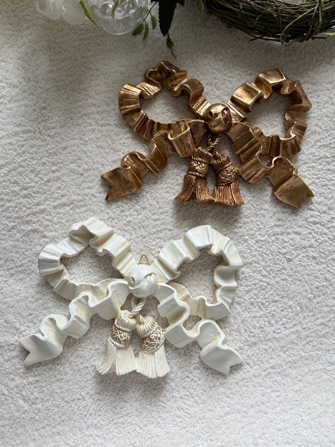 루이즈 드 쁘띠 리봉 벽 장식 DIY 벽장식 인테리어 소품 레진장식 벽면데코 클래식소품 - 메인 이미지
