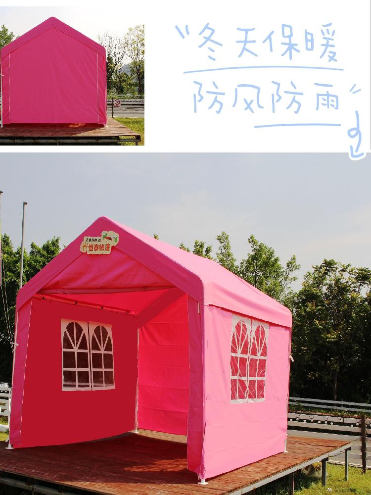 야외 그늘막 접이식 캐노피 방수 행사용 차고지 간이 천막 2x2m 버건디 - 상세 이미지 5
