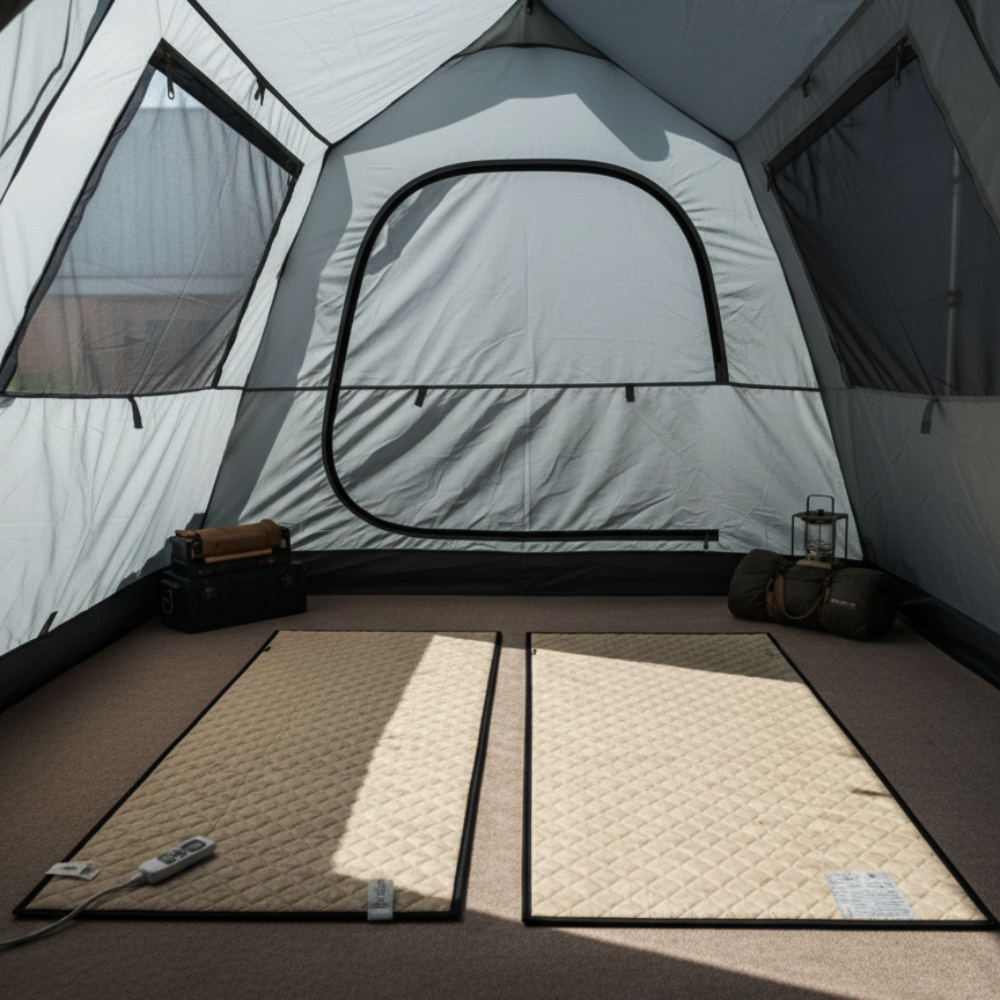 트루버 연결형 캠핑 탄소매트 4인용 전기 매트 캠핑용 장판 싱글 100