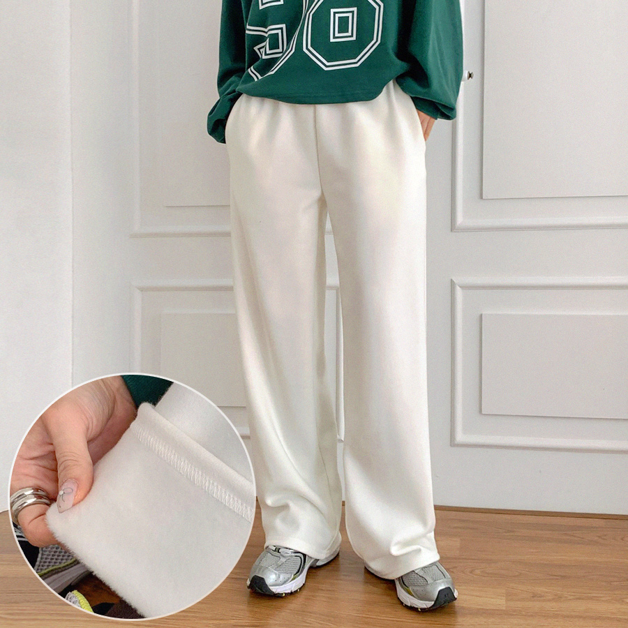 기모 밴딩 와이드팬츠 남여공용 원데이핏 ONeday fit - 상품 이미지