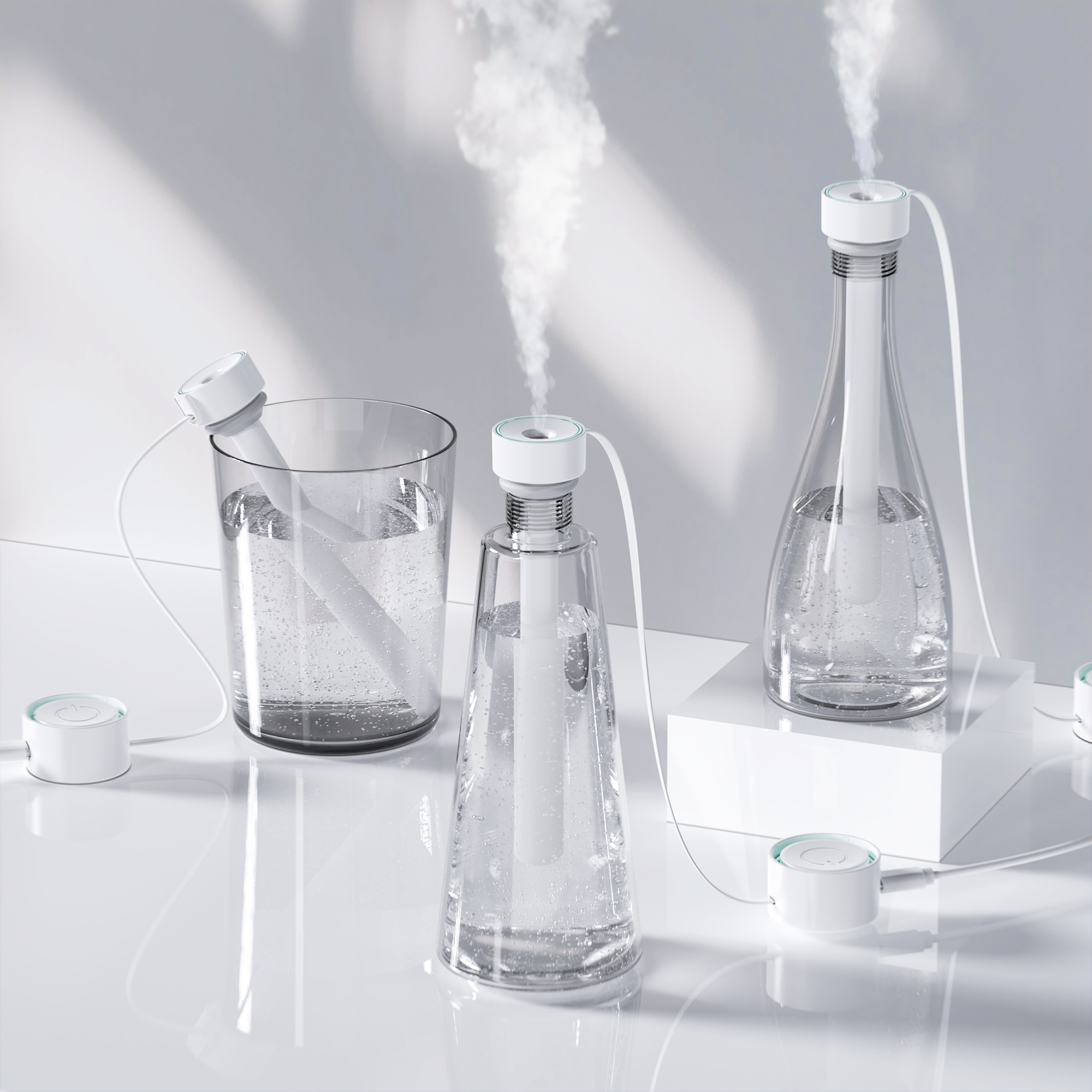 아이엠듀 릴리스틱 휴대용 미니 가습기 사무실 탁상용 생수병 가습기