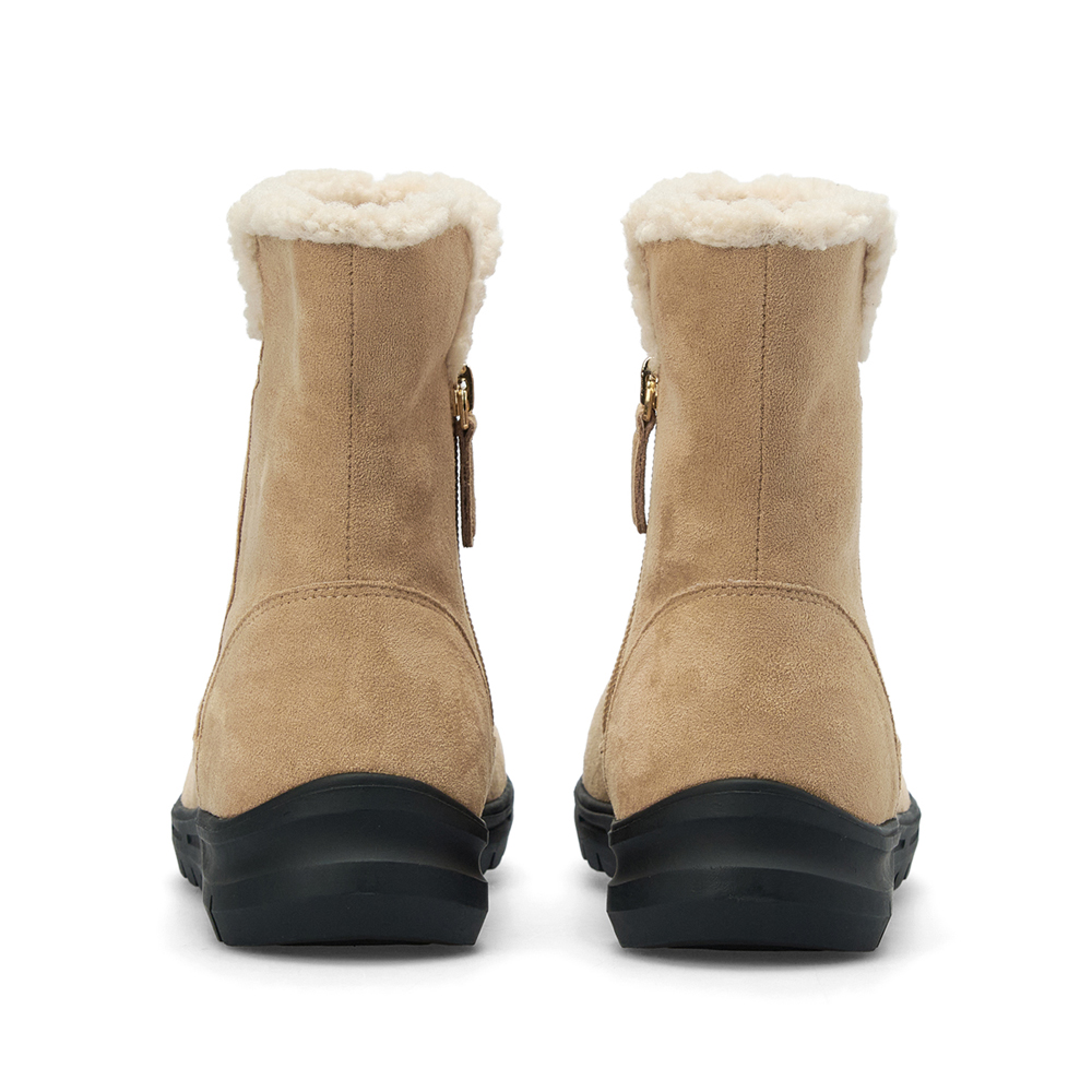 230~255 데이워크 털내피 발편한 아치깔창 여성 앵클 털부츠 도라 DW30078