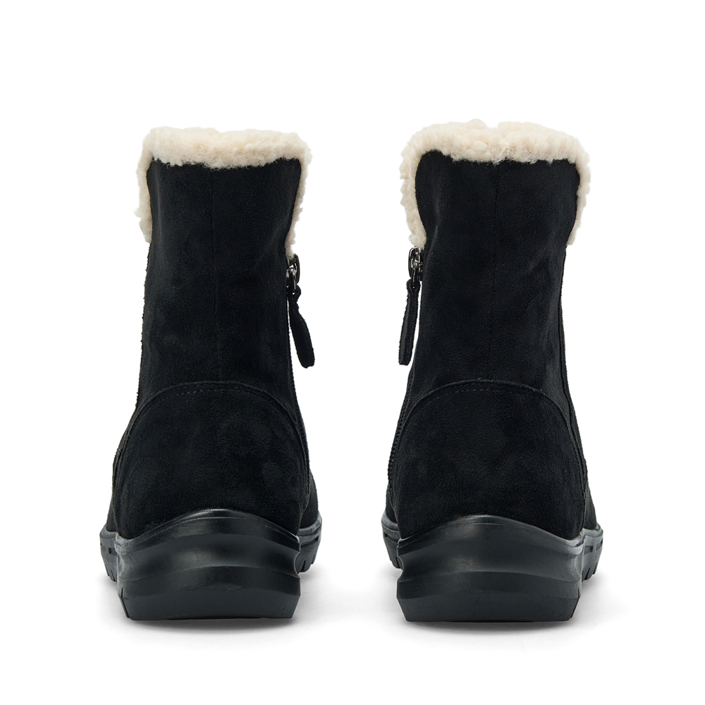 230~255 데이워크 털내피 발편한 아치깔창 여성 앵클 털부츠 도라 DW30078