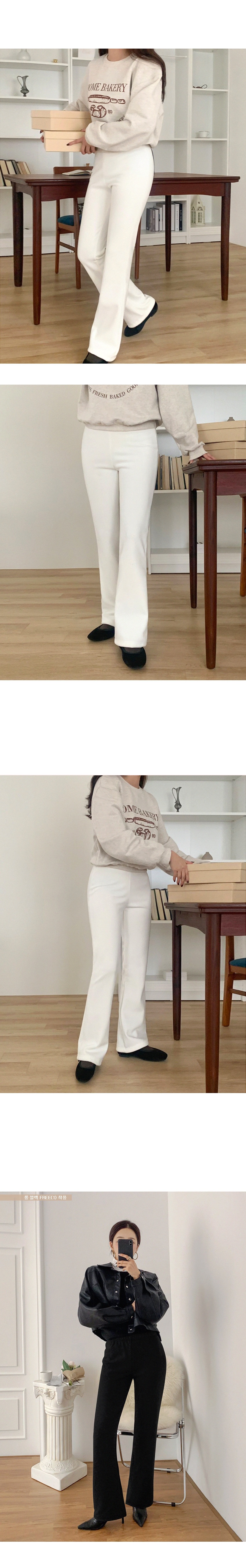 기모 부츠컷 밴딩 팬츠 원데이핏 ONeday fit - 상세 이미지 5