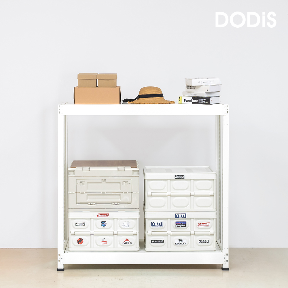 스타크 2단 와이드 수납 선반 철제 철재 조립 랙 다용도 경량렉 1200x300x1200 - 상품 이미지