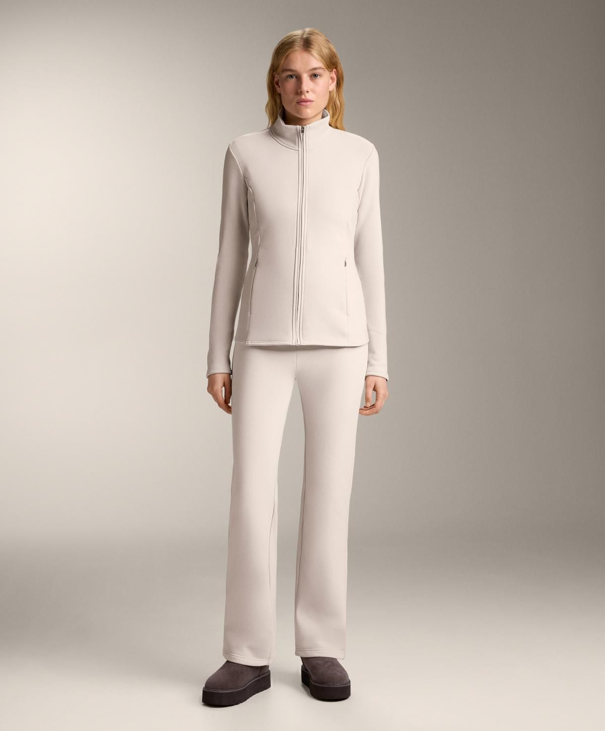 오이쇼 기모 부츠컷 하이웨이스트 심리스 팬츠 3397/825 PALEMINK - 상세 이미지 3