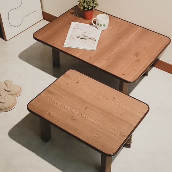 다용도 접이식 좌식 테이블 거실 원룸 좌식 테이블 밥상 우드