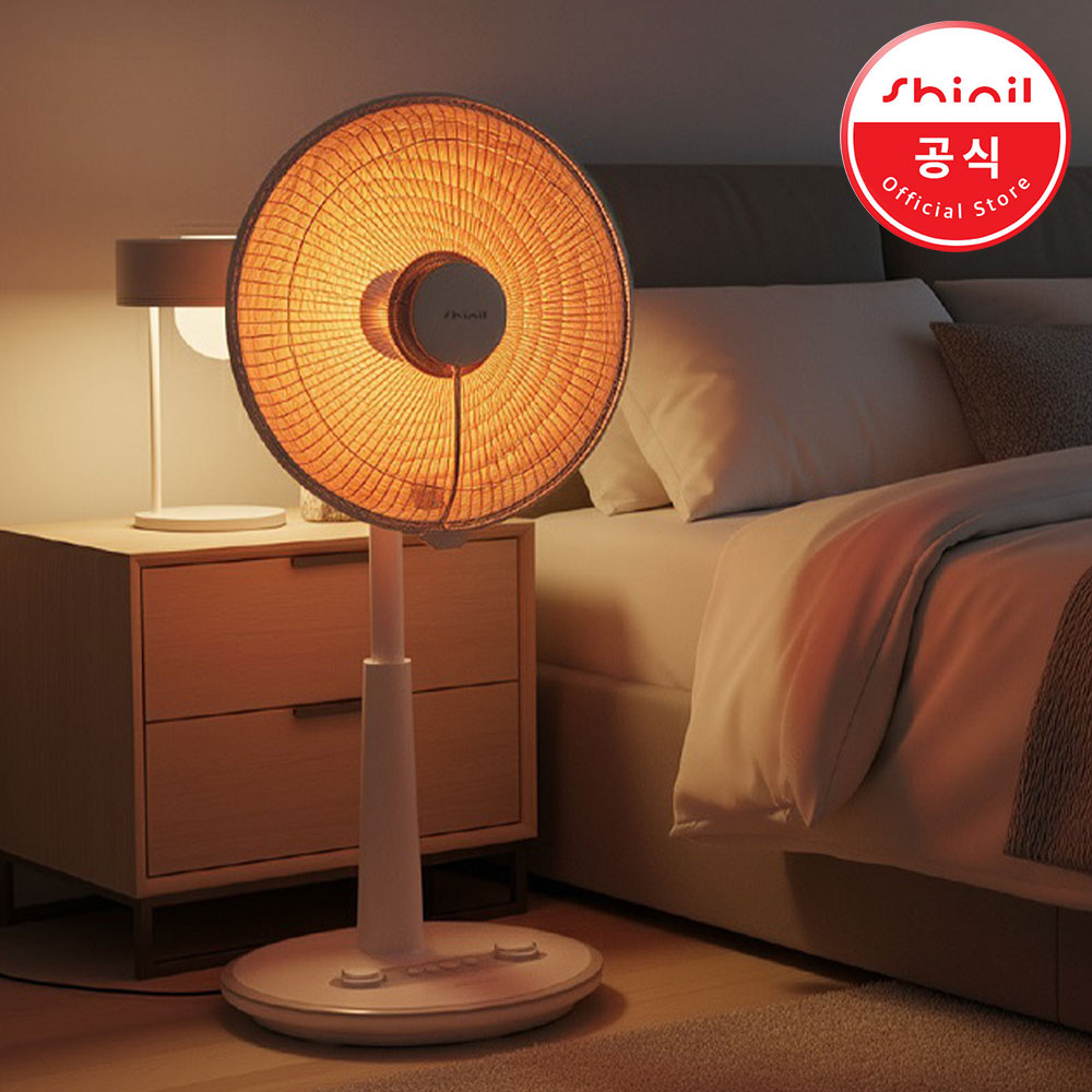 신일 전기히터 하이라이트 저전력 선풍기형 난로 가정용 사무실 스탠드 26년형 신제품