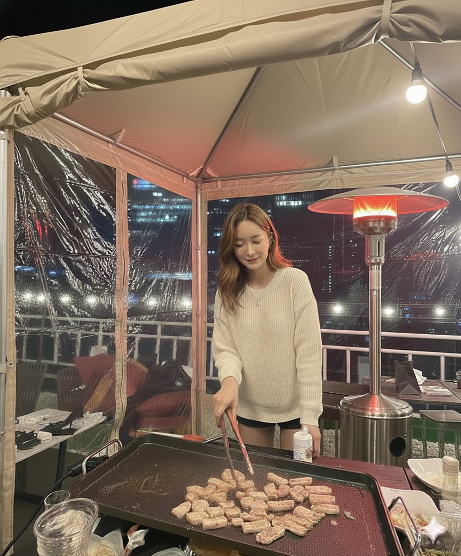 크리스마스 연말 서울 을지로 홍대 바베큐 루프탑 파티룸 송년회 단체 대관 노래방 잠실 강남 상세 이미지 6