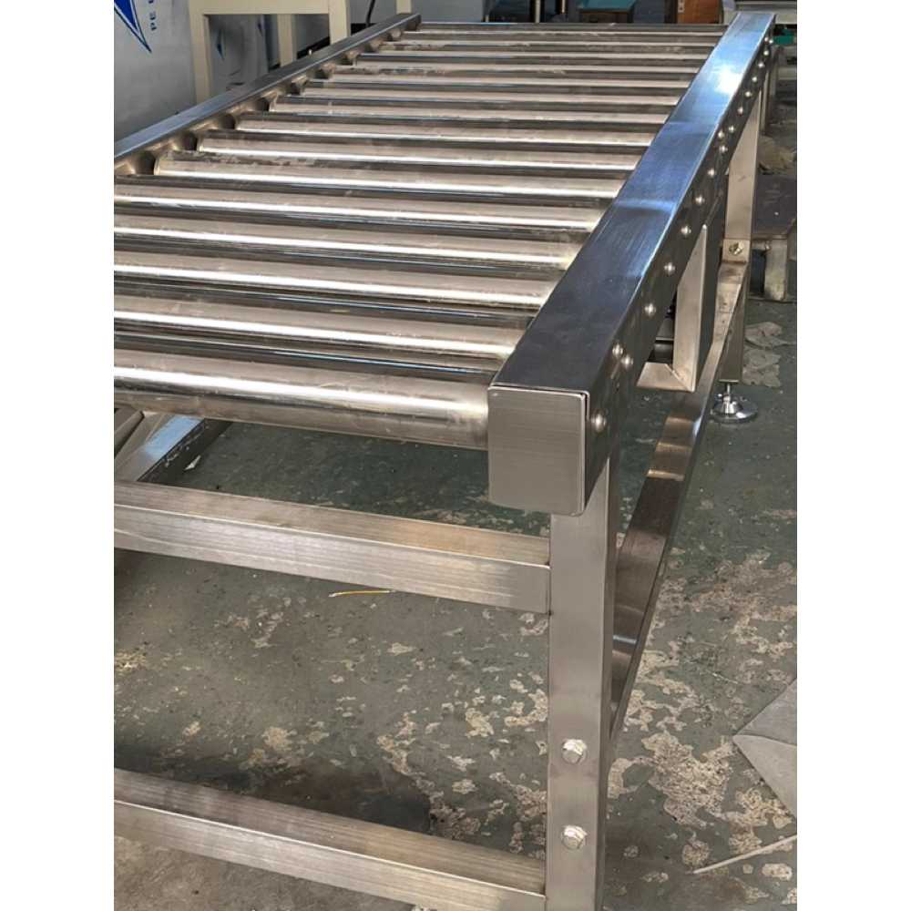 벨트 컨베이어 롤러 물류 운반용 자동화 이송 장비 2mx30cm(아연도금) - 상세 이미지 5