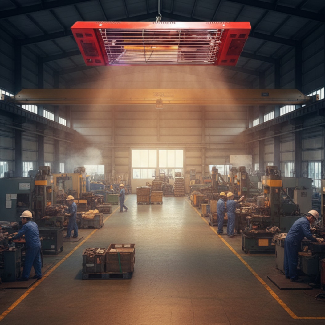 천정용 대형 전기 히터 카본 난로 공장 히터 산업용 히터