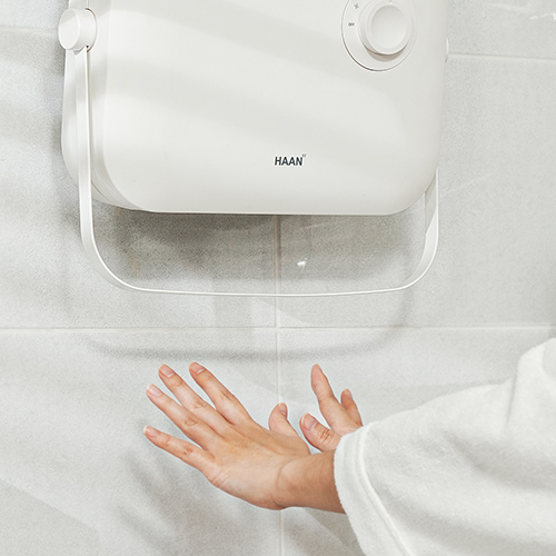 욕실 온풍기 가정용 무타공 벽걸이 화장실 미니 히터 PTC 난방기 MP600C