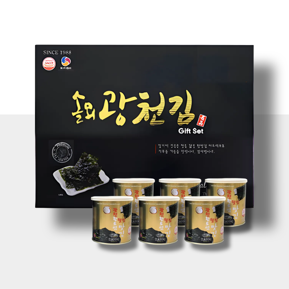 깡통김 솔뫼 광천김캔 선물세트 명품 재래 캔김 선물세트