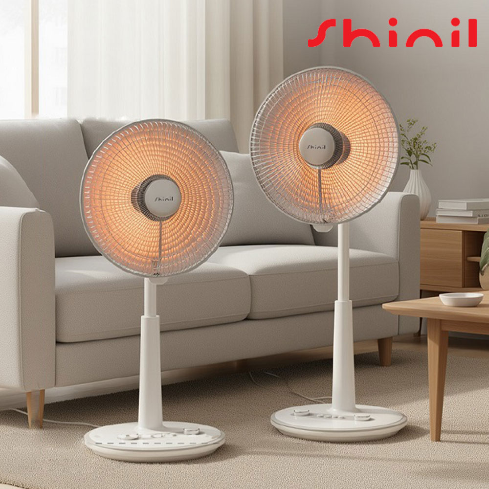 신일 전기히터 하이라이트 저전력 선풍기형 난로 가정용 사무실 스탠드 26년형 신제품