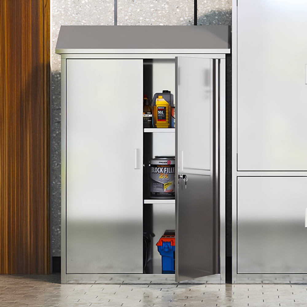 야외 캐비넷 간이 창고 미니 농기구 보관함 소형