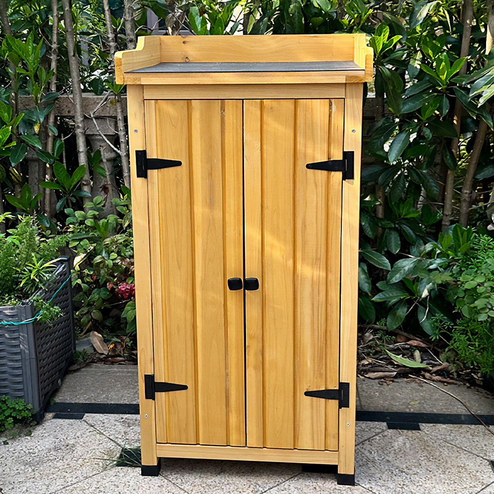 야외 보관함 간이 창고 소형 농기구 보관함 미니 수납장