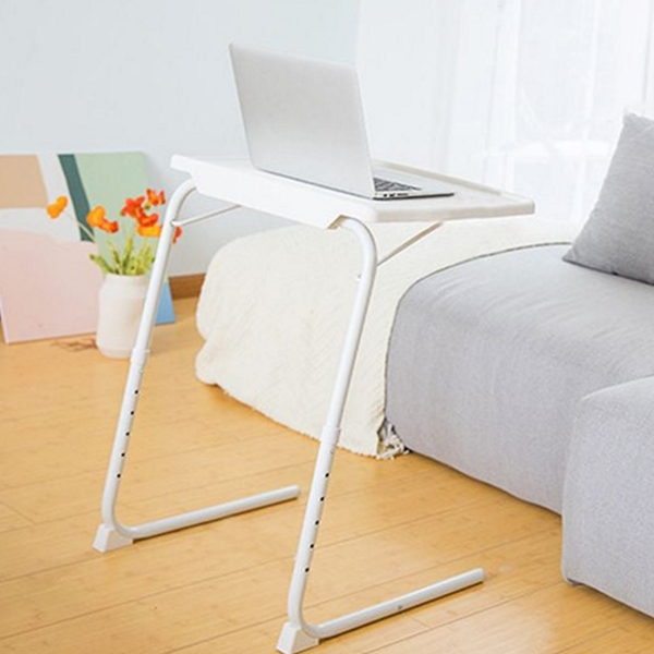 이동식 높이 조절 테이블 사이드 침대 테이블 노트북 보조 책상