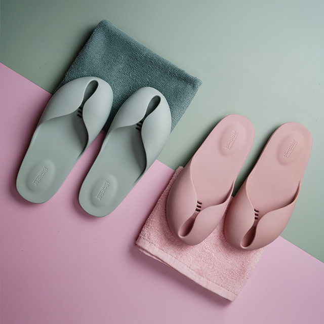 슬림퍼 오리지널 2개 세트 욕실슬리퍼 낮은 욕실 화장실 문걸림 없는 욕실화 제품 이미지