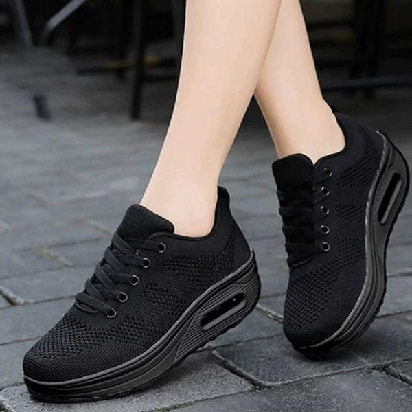 에어쿠션 여성 스니커즈 키높이 여성 스니커즈 운동화 데일리 통굽