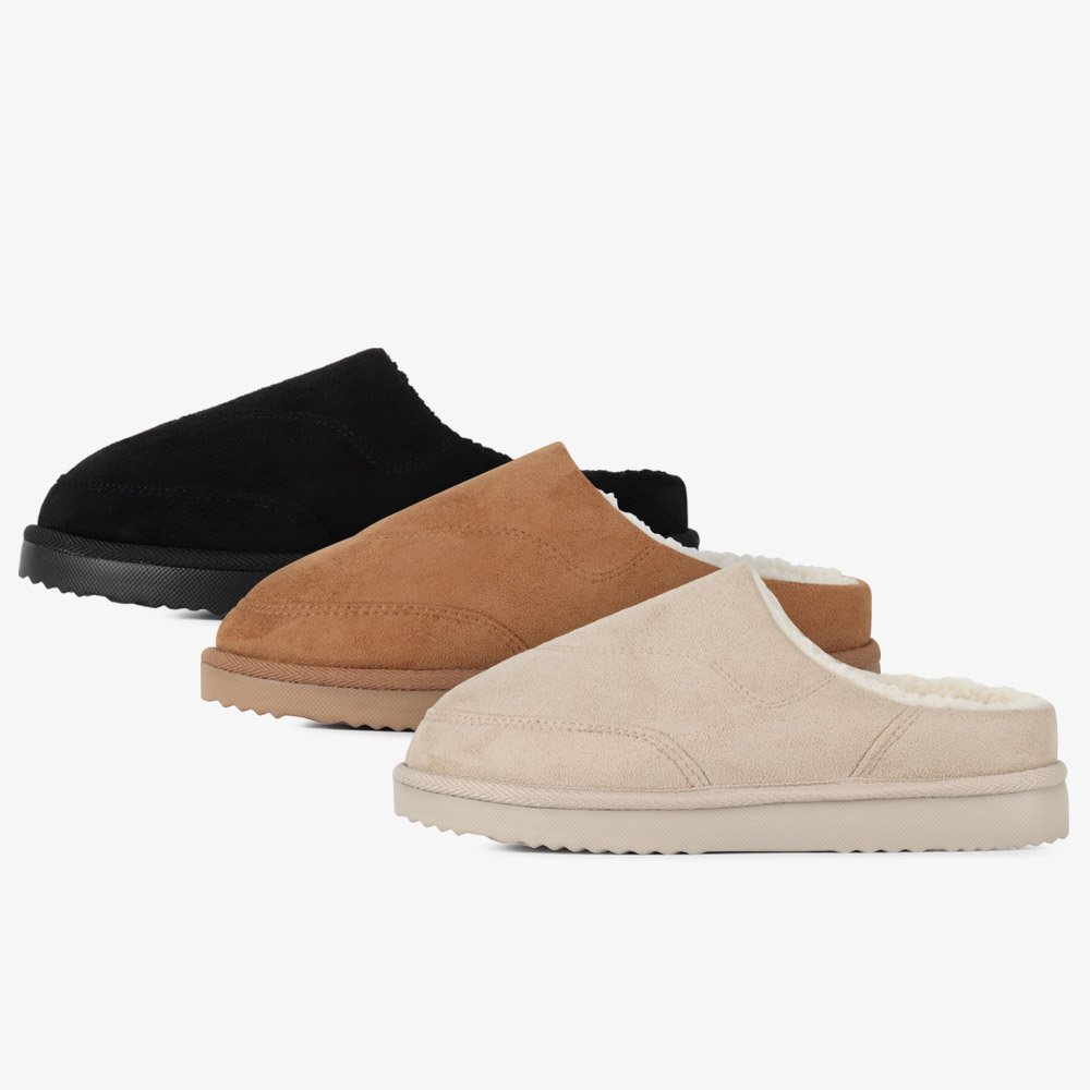 PWX 제이유 털 실내화 실외 방한 슬리퍼