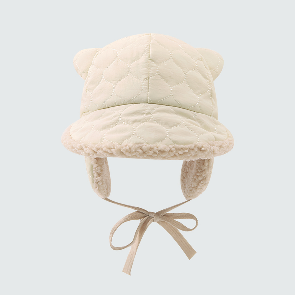 유아 아동 어린이 키즈 여아 토들러 남아 방한 패딩 뽀글이 군밤 겨울 털 귀달이 모자 - 상세 이미지 3