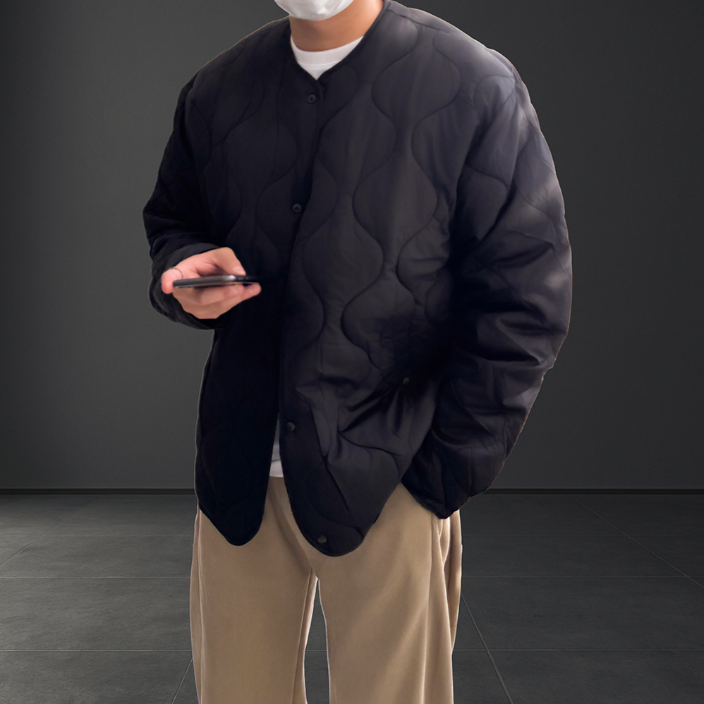 1+1 남자경량패딩 깔깔이 깔깔이패딩 - 상세 이미지 5