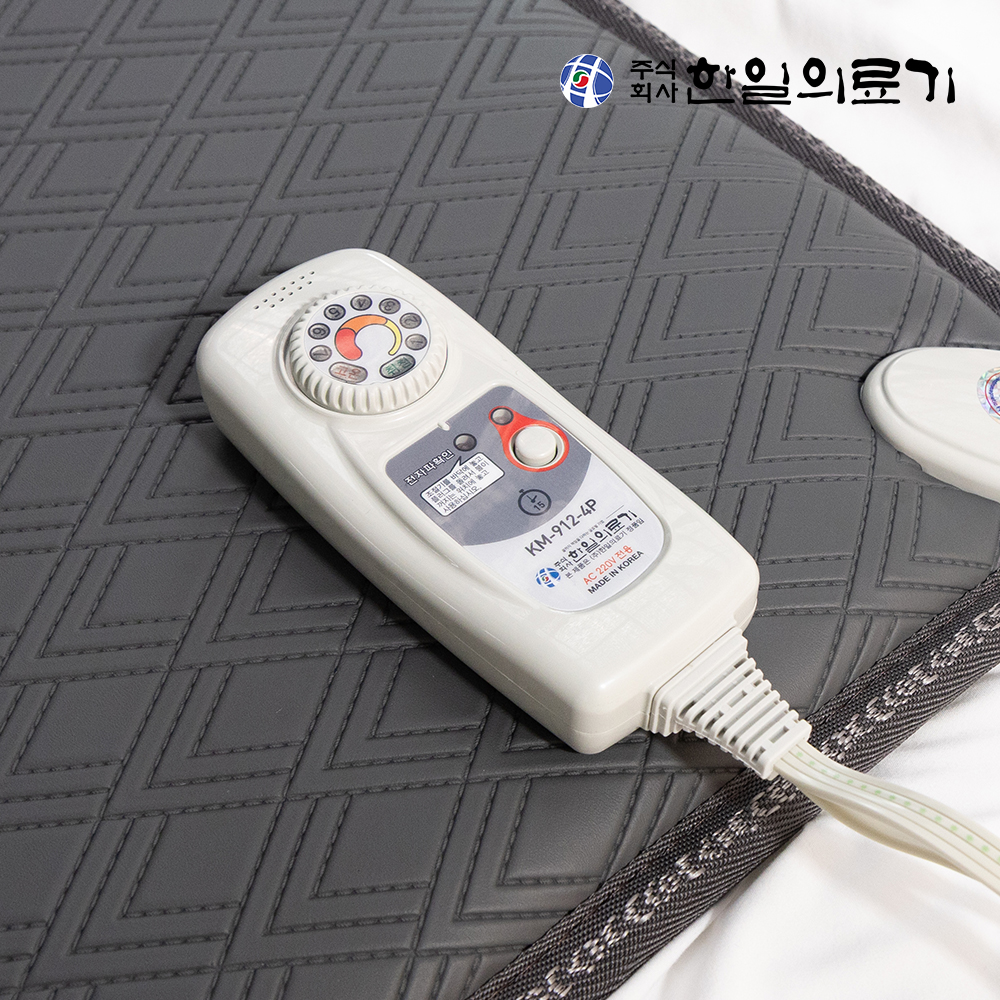한일의료기 쇼파 전기매트 온열방석 전기방석 쇼파용 소파 탄소 장판 3단 그레이큐브