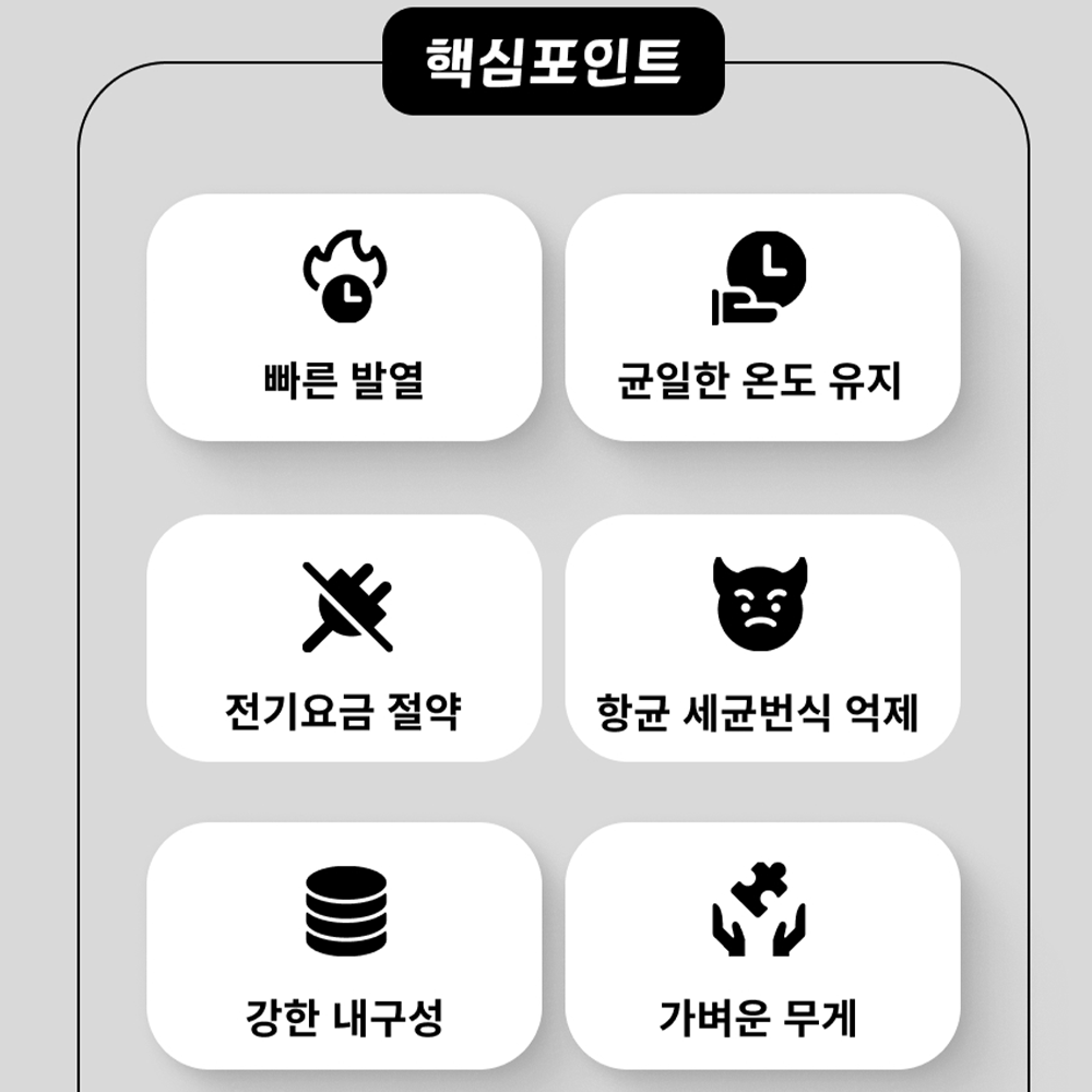 [유아용인증] 텐드리 베이비 유아동용 전자파없는 IOT 카본매트 SS