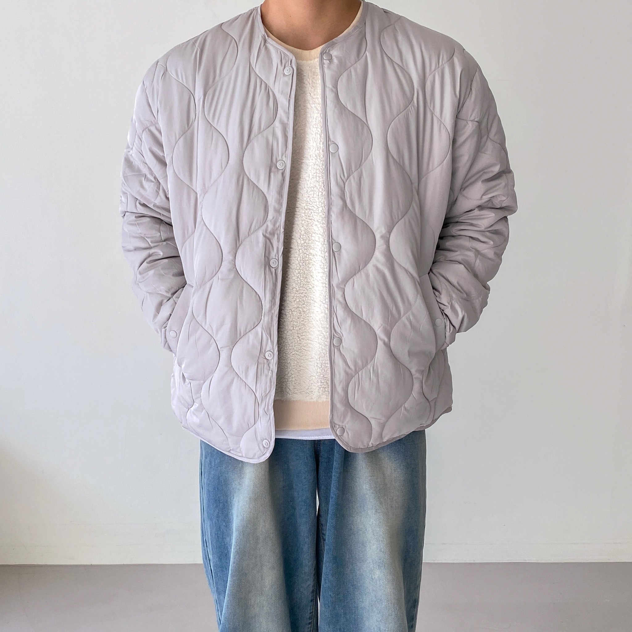 깔깔이패딩 웰론패딩 방상내피 방한내피 남자야상 남자퀼팅점퍼 남성퀼팅점퍼 남성깔깔이 - 상세 이미지 2