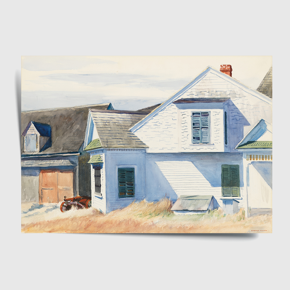 에드워드 호퍼 인테리어 그림 액자 포스터 명화 House on Pamet River 1934 - 상세 이미지 2
