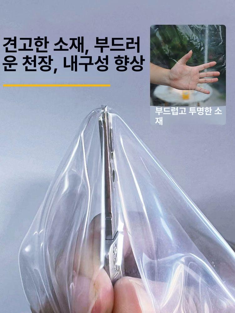 투명 텐트 캐노피 야외행사 방풍부스 카페 그늘막 천막 - 상세 이미지 3