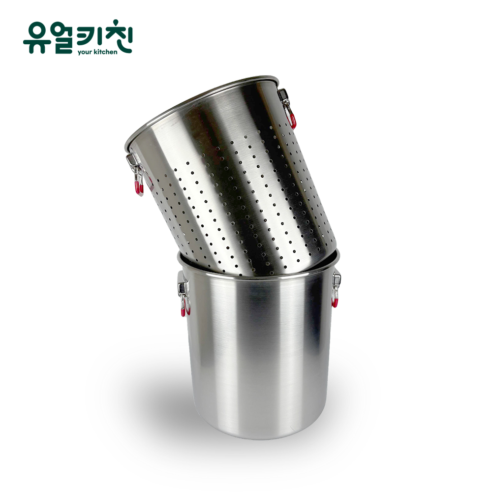 킹센스 타공식깡 스텐 타공육수통 15호 - 상세 이미지 2