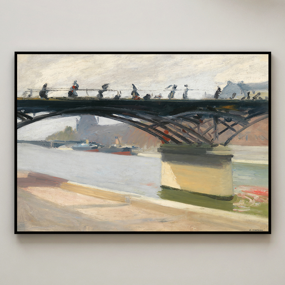 에드워드 호퍼 인테리어 그림 액자 포스터 명화 Le Pont des Arts 1907 - 상세 이미지 4