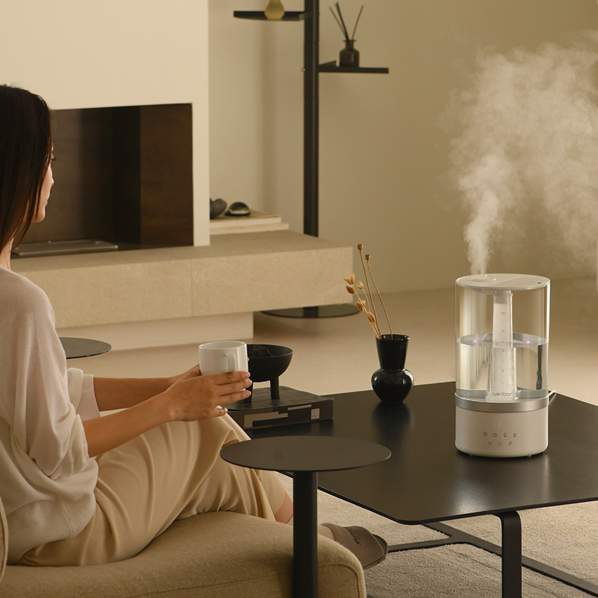 위도어 복합식 가습기 신생아 아기 가열 자동습도조절 아이노크 PRO