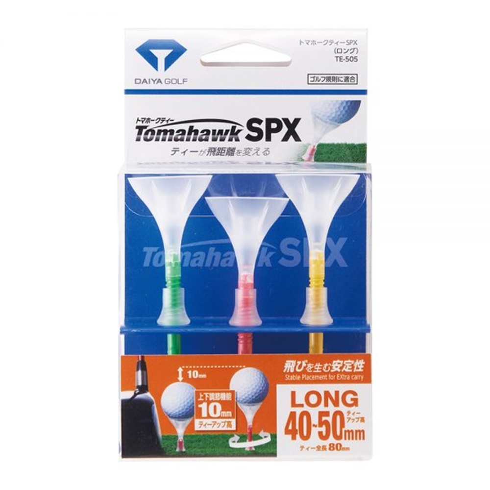 다이야 SPX 토마호크 롱 골프티 TE505 - 상품 이미지