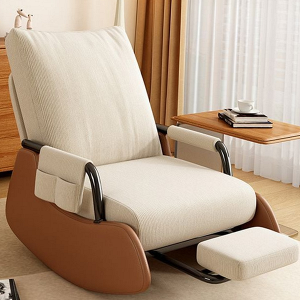 편안한 1인 리클라이너 소파 1인용 패브릭 리클라이너 거실 좌식