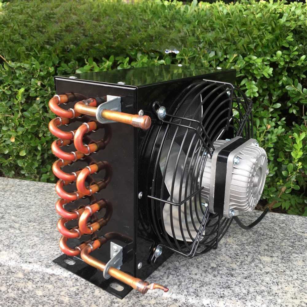 온수 라디에이터 농막 난방용 전기 히터 보조난로 3x6 콘덴서 (4/5 HP 팬) - 상품 이미지