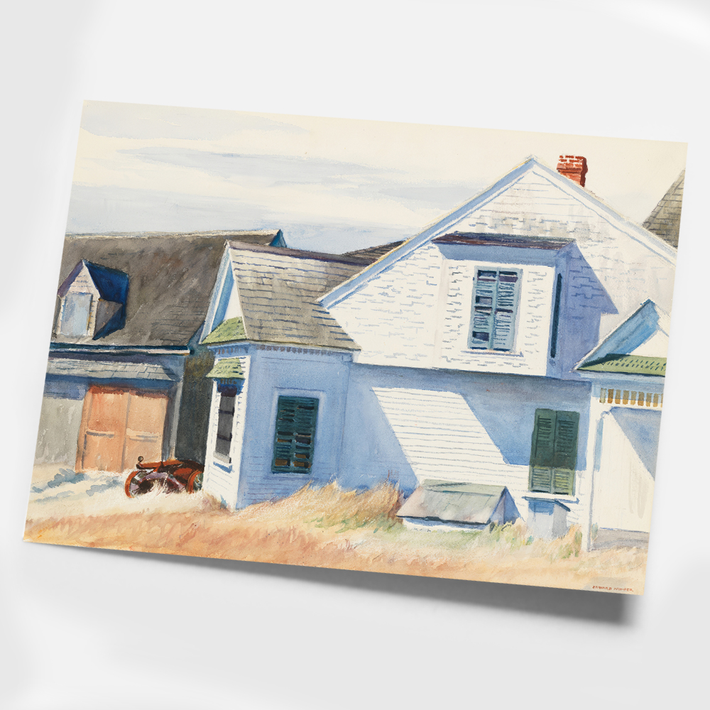 에드워드 호퍼 인테리어 그림 액자 포스터 명화 House on Pamet River 1934 - 상세 이미지 3