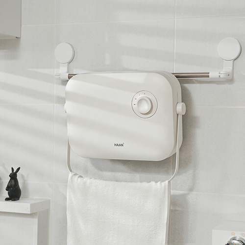 욕실 온풍기 가정용 무타공 벽걸이 화장실 미니 히터 PTC 난방기 MP600C