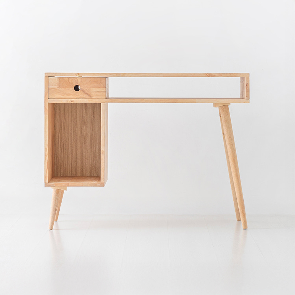 벤쿠 책상 10040 1000mm, 고무나무 5812.6391 - 메인 이미지